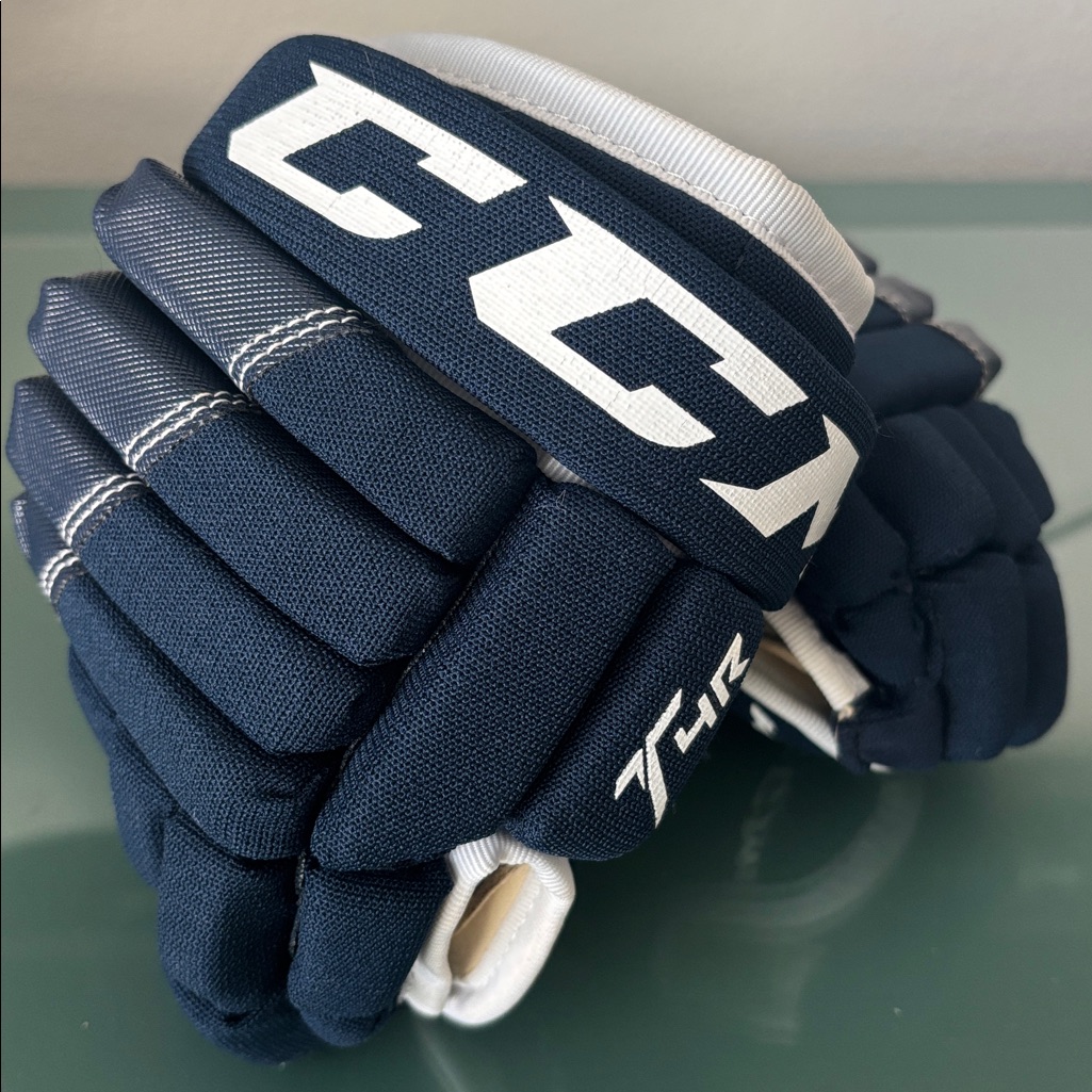 Ccm Dark Blue T4r Junior Hockey Gloves Ccm Dark Blue T4r Junior Hockey Gloves